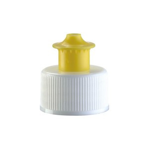 YL804 28/410,Pull Push Cap,ribbed closure